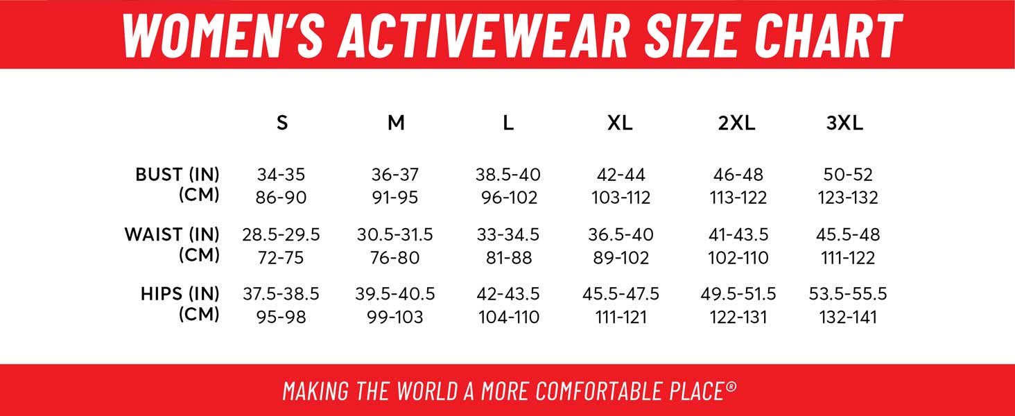 womens size chart