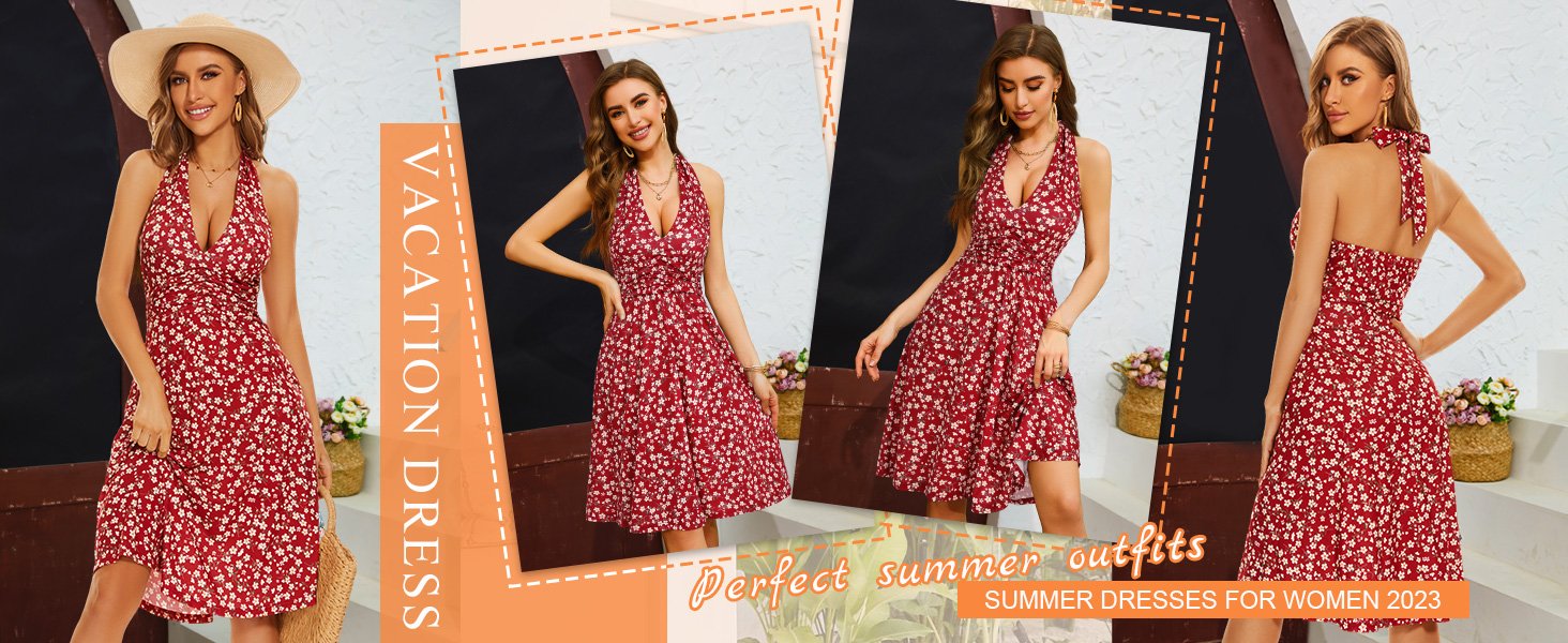 summer halter dress