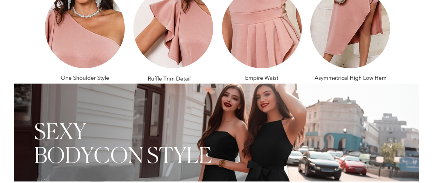 one shoulder dresses